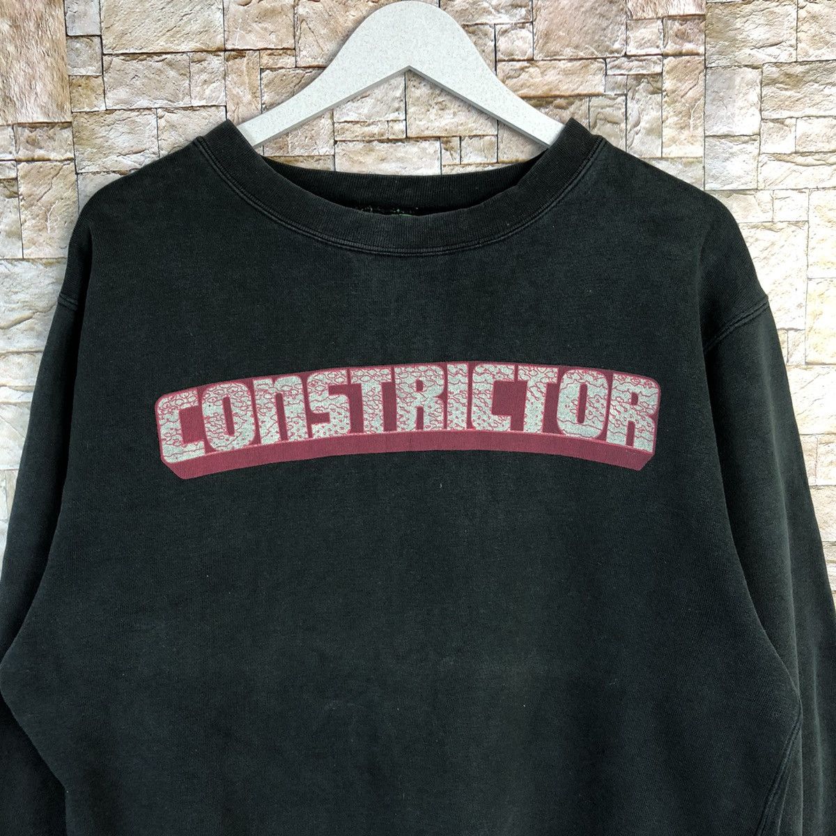 Japanese Brand Constrictor Dark Blue Sweatshirt #A307 Size US M / EU 48-50 / 2 - 5 Thumbnail