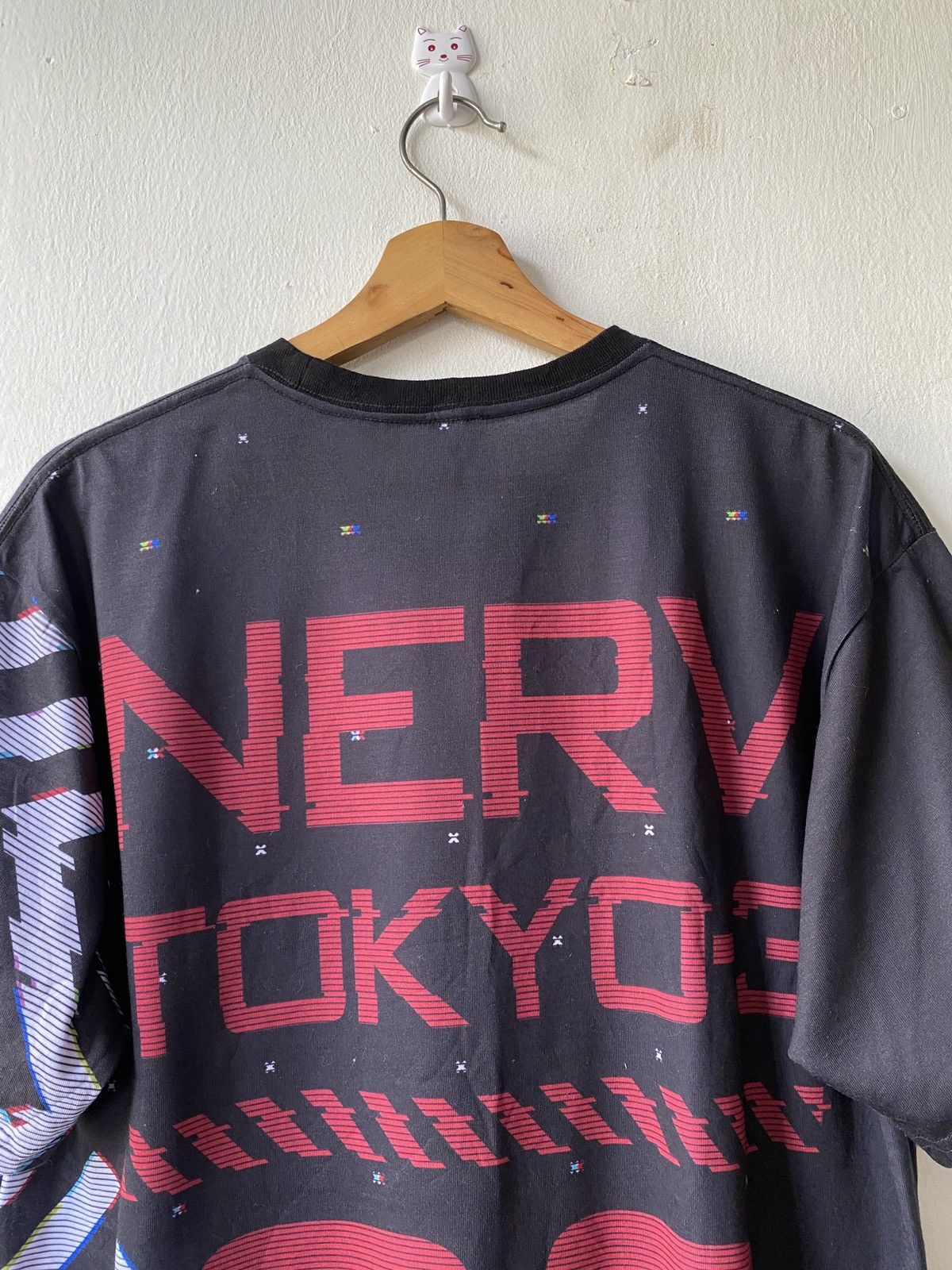 Anime × Japanese Brand Vintage Anime Japan Nerv Evangelion Fullprint Shirt Size US L / EU 52-54 / 3 - 12 Thumbnail