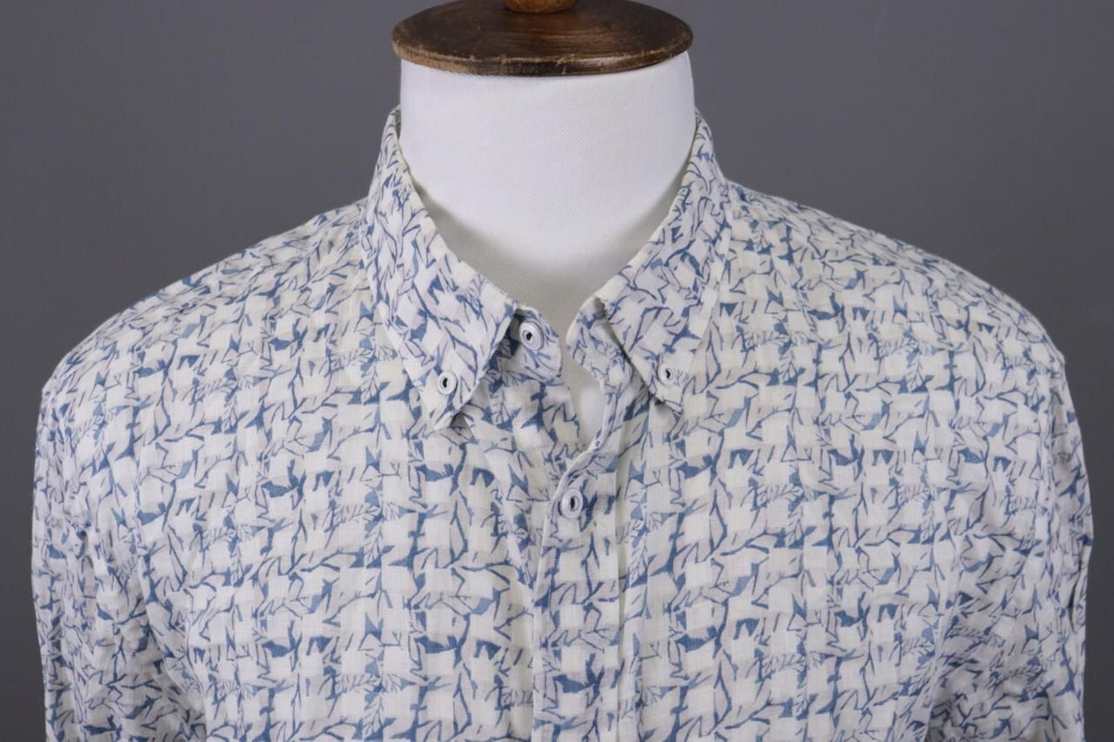 Desigual Desigual Regular Printed Button Down Shirt Size XXL Size US XXL / EU 58 / 5 - 7 Thumbnail