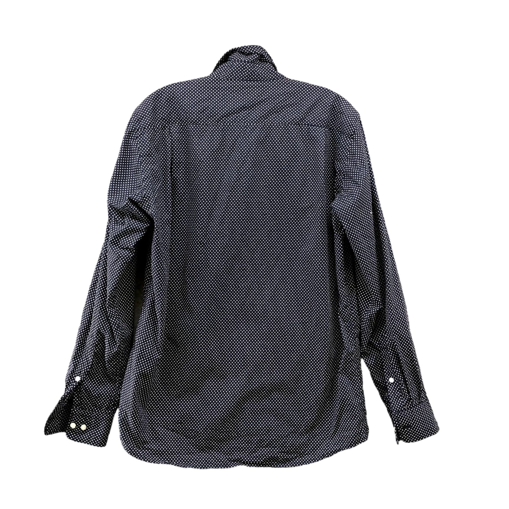 Uniqlo Uniqlo Button Down Shirt Mens M Long Sleeve Navy Blue White Polka Dot Cotton Button-Up Collared Pocketed Casual Size US M / EU 48-50 / 2 - 2 Thumbnail
