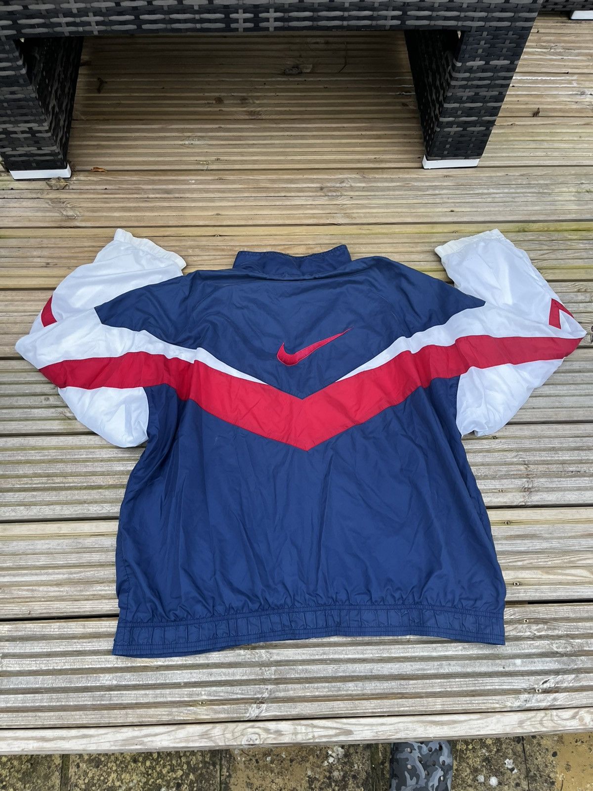 Nike Y2K Unique Nike Windbreaker Size US XL / EU 56 / 4 - 4 Thumbnail
