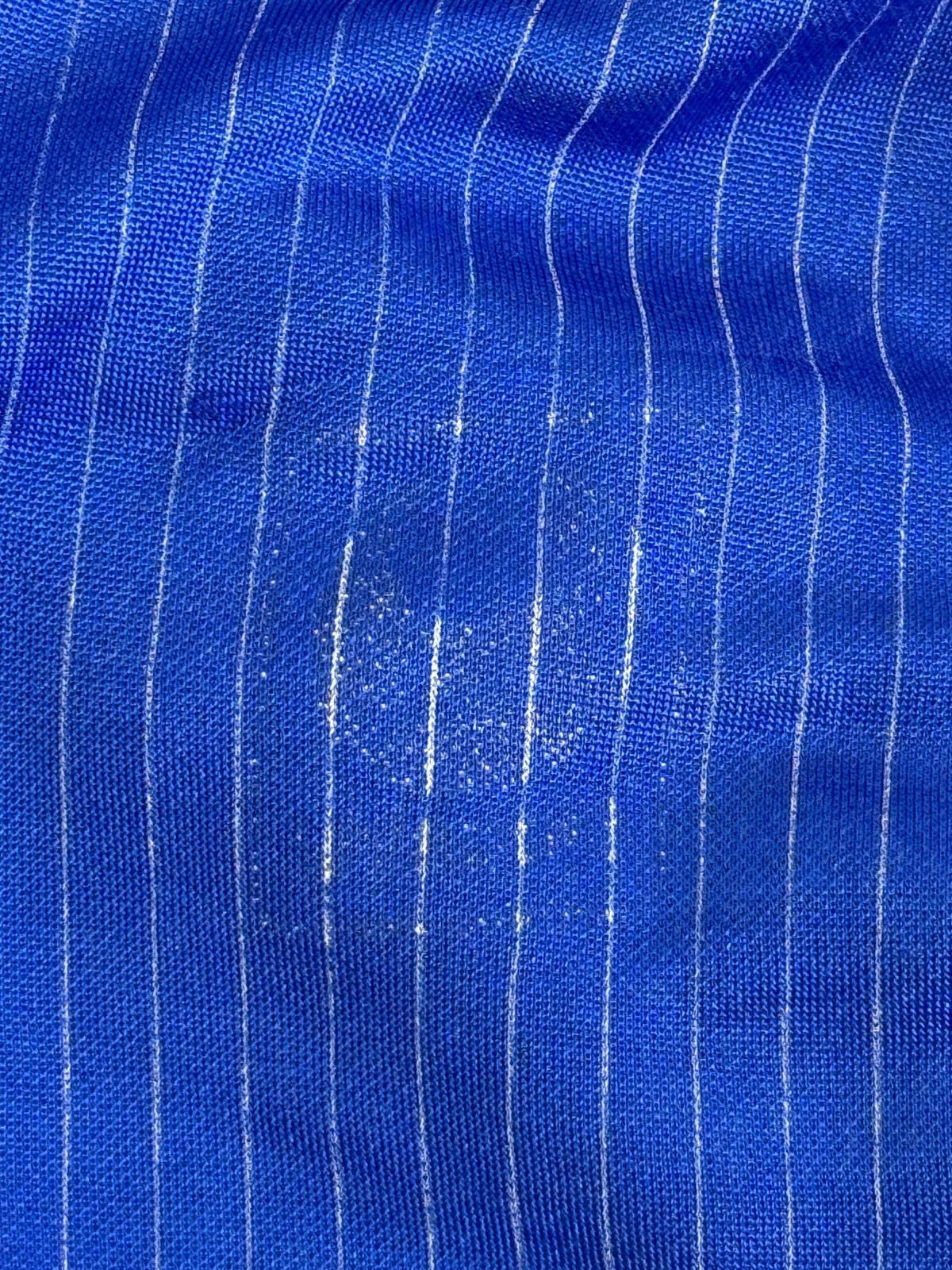 Designer Vintage Football uhlsport Goalie Jersey Blue Pin Stripe - M Size US M / EU 48-50 / 2 - 7 Thumbnail