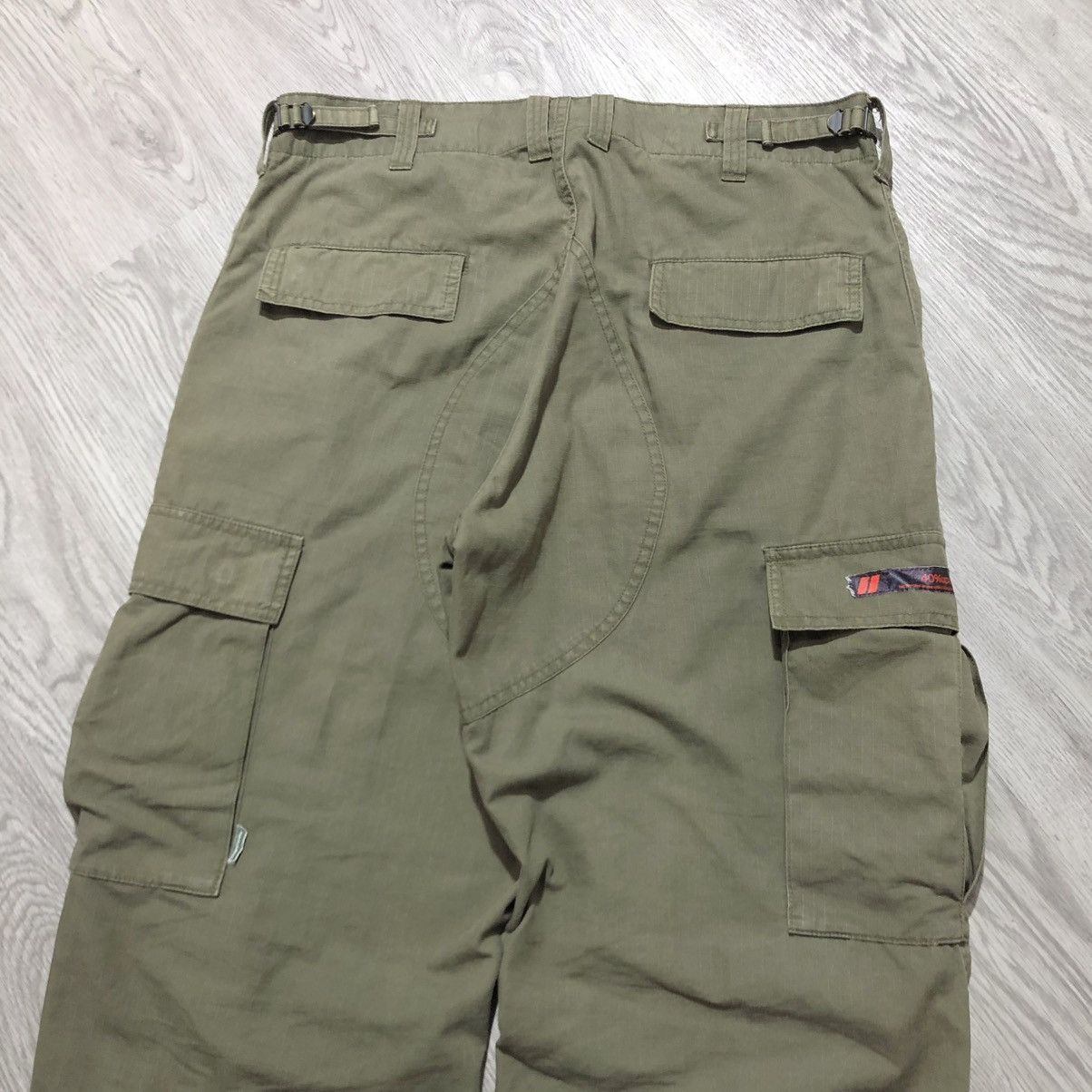 Wtaps 🇯🇵 2000s Wtaps Trousers Cotton Ripstop Cargo Pants Green Army Size US 34 / EU 50 - 12 Thumbnail