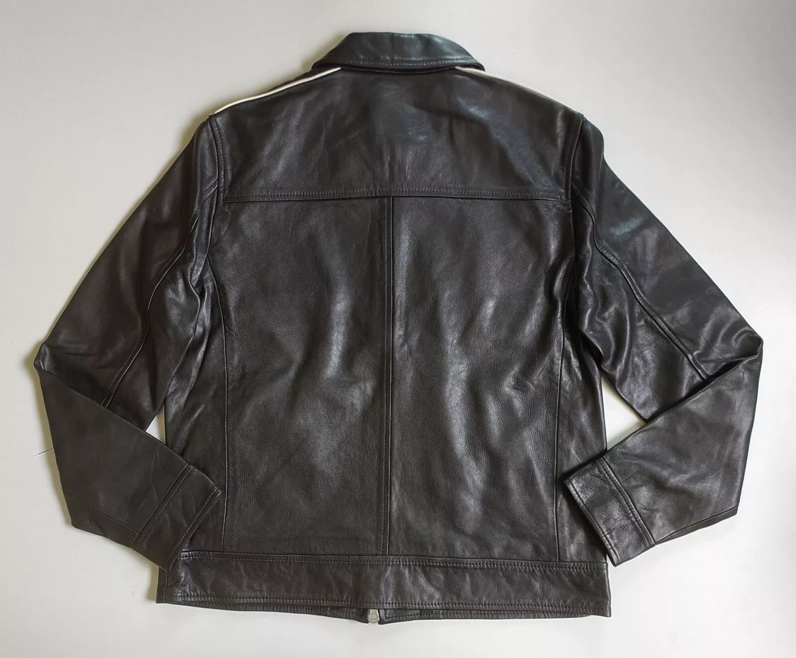 Allsaints ALLSAINTS Regis Leather Jacket FTP 9008 Size US L / EU 52-54 / 3 - 10 Thumbnail
