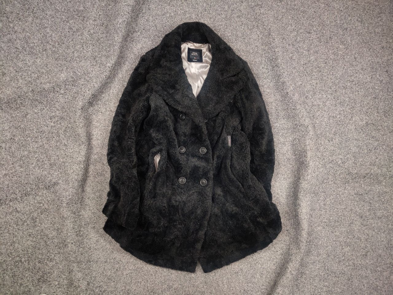Miss Sixty Vintage Miss Sixty Fur double breasted Coat Jacket Y2K Style Size M / US 6-8 / IT 42-44 - 1 Thumbnail