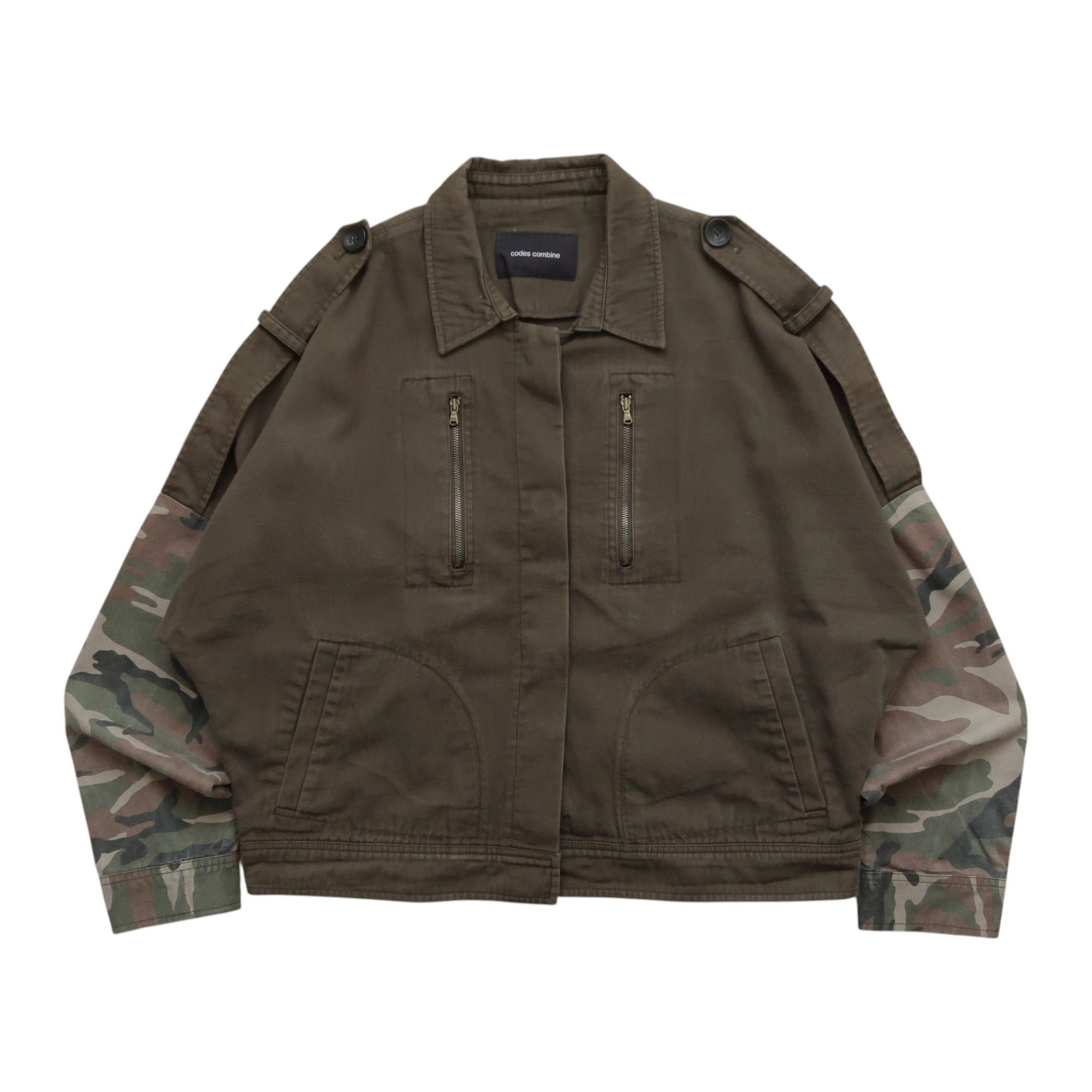 Buzz Rickson's 2000s Codes Combines Camo Hybrid Military Jacket Size US M / EU 48-50 / 2 - 2 Thumbnail