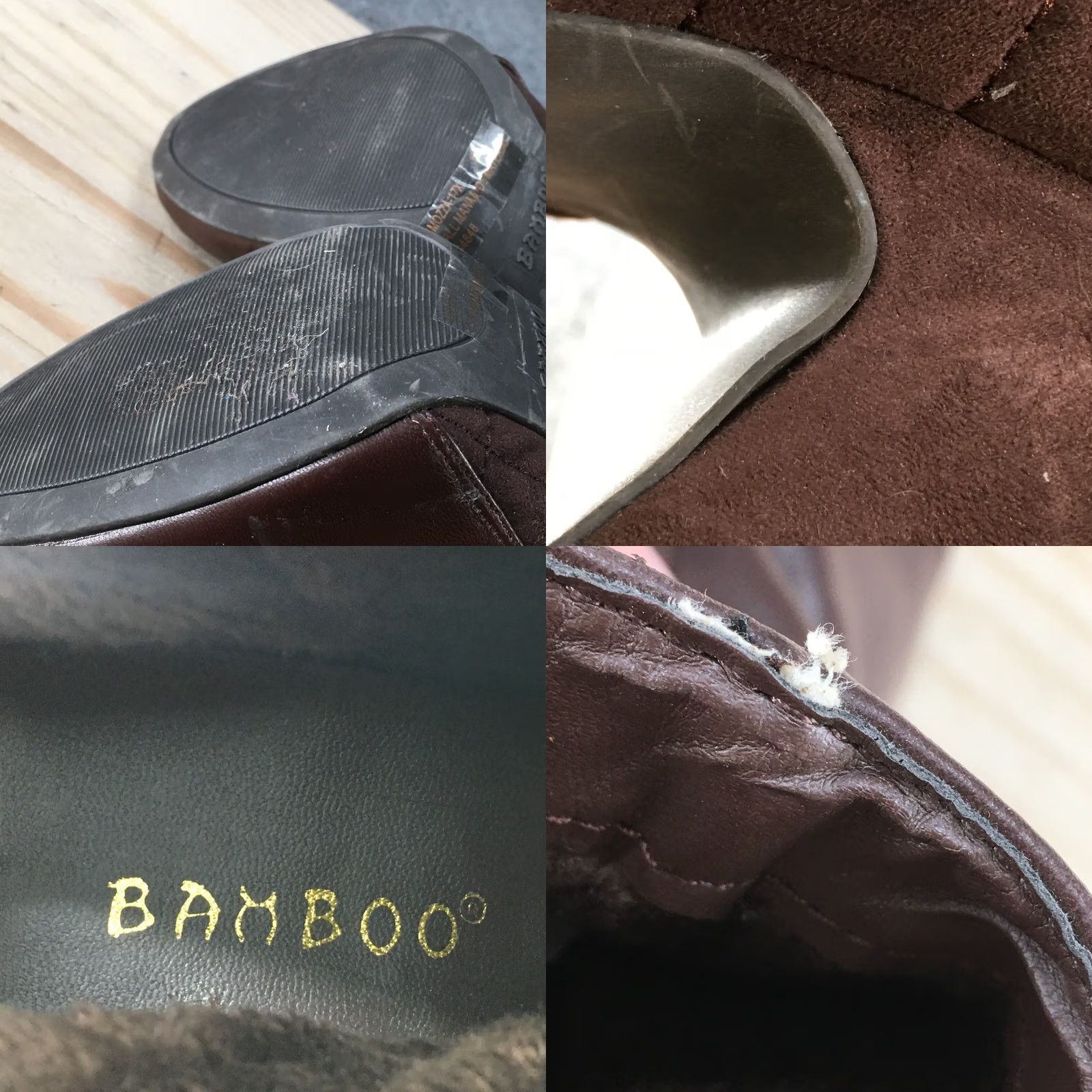 Vintage Bamboo Boots Womens Ankle Booties Mozza 17X Brown Faux Leather, Heel Cone, 10 US, Boots, Women, M, Brown, Faux Leather, 4 in, Casual, Vintage: No Size US 10 / IT 40 - 9 Thumbnail