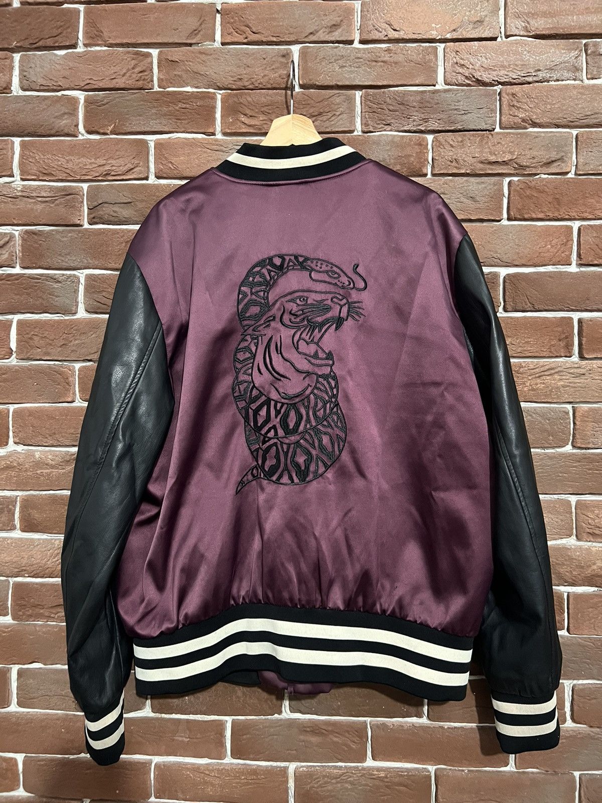 H&M The Weeknd XO Band Jacket Burgund Rare H&m Collab Streetwear Size US XL / EU 56 / 4 - 2 Thumbnail
