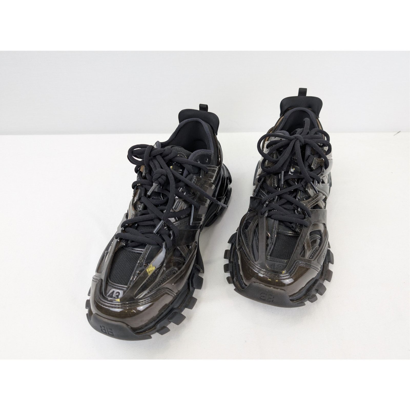 Balenciaga o1rshd1 Track Jelly Fish Track Sneakers in Black Size US 10 / EU 43 - 9 Thumbnail