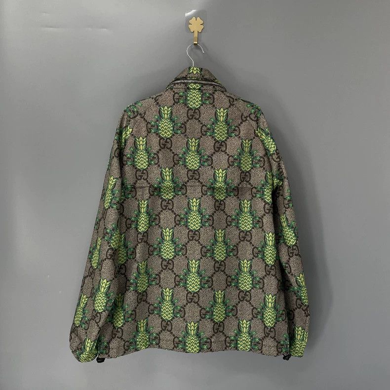 Gucci Gucci Pineapple series full logo zipper jacket 2502-Nextarr Size US S / EU 44-46 / 1 - 2 Thumbnail