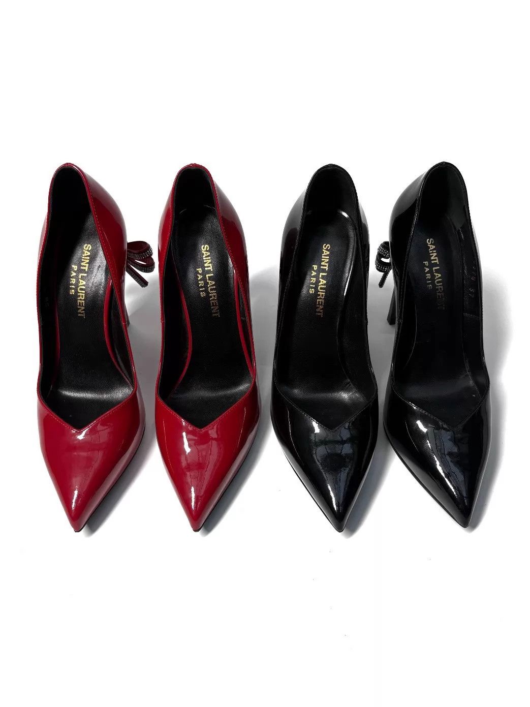 Saint Laurent Paris Saint Laurent SLP16AW Hedi Farewell Bow Heels 37 Size US 6.5 / IT 36.5 - 5 Thumbnail
