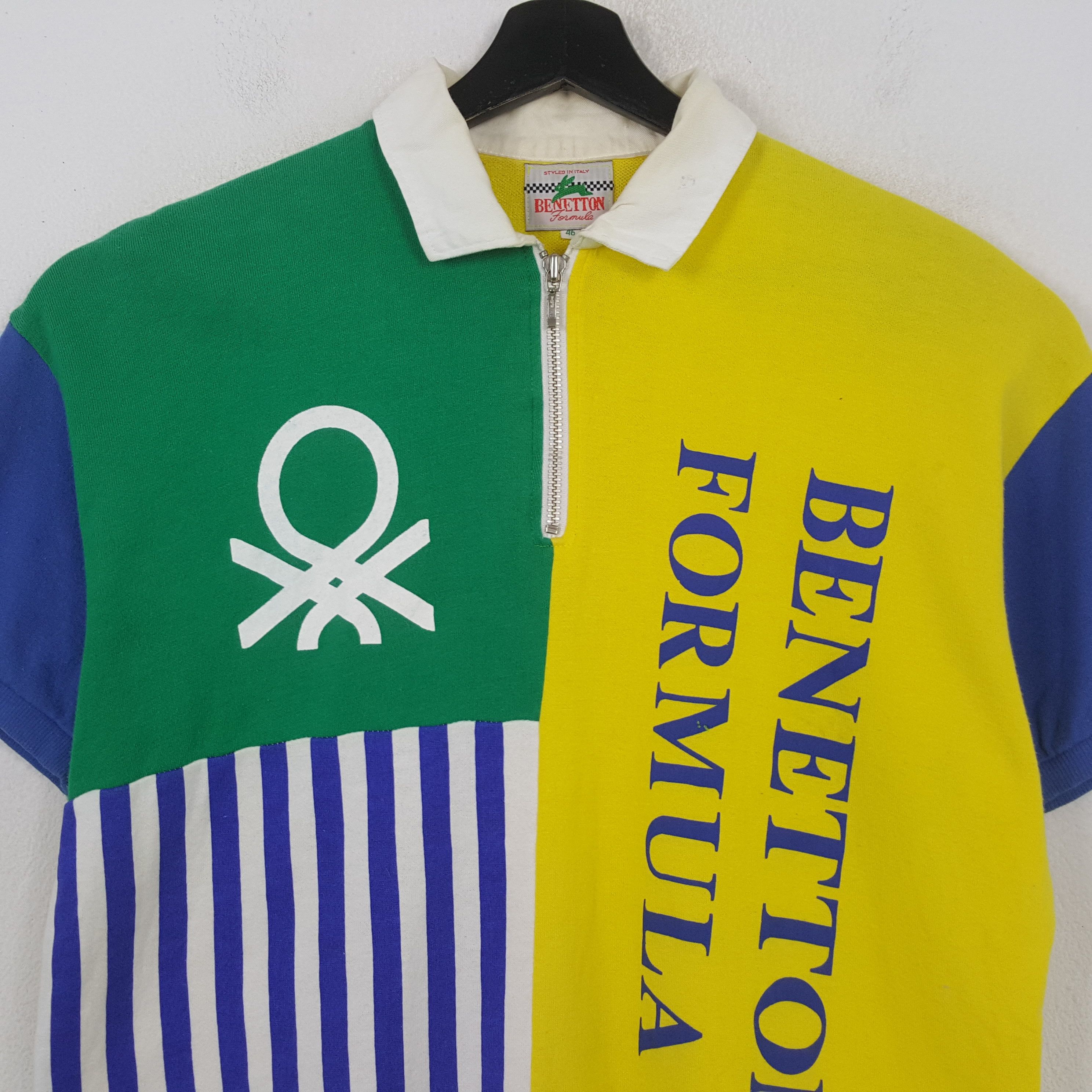 Benetton Benetton Formula 1 Rare Design Polos RR12 Size US M / EU 48-50 / 2 - 2 Thumbnail