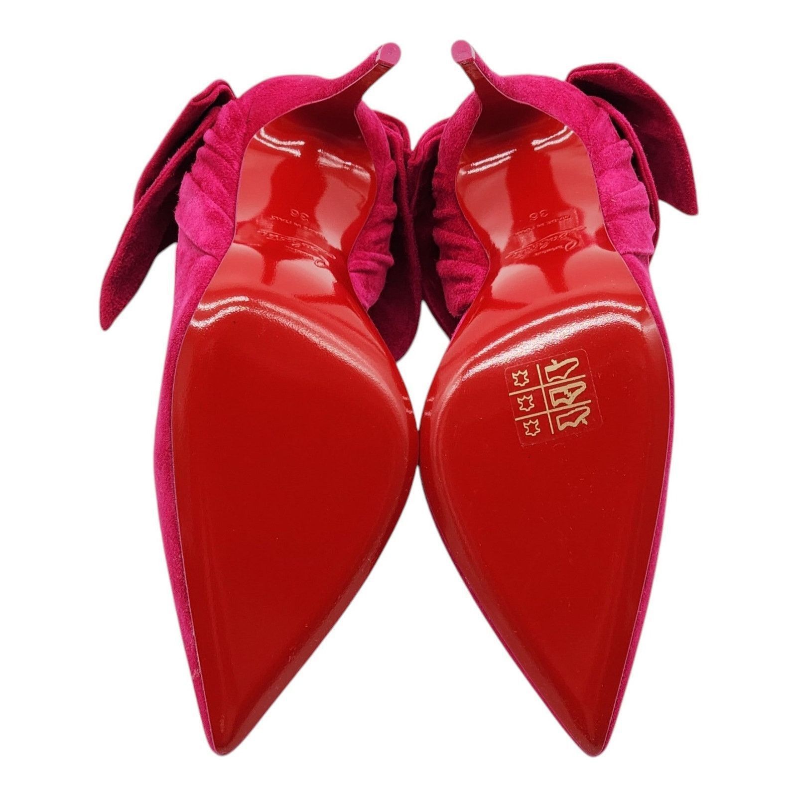 Christian Louboutin Rabakate Pumps 100mm - Suede - Pink - 36 5.5US $995 Size US 6 / IT 36 - 5 Thumbnail