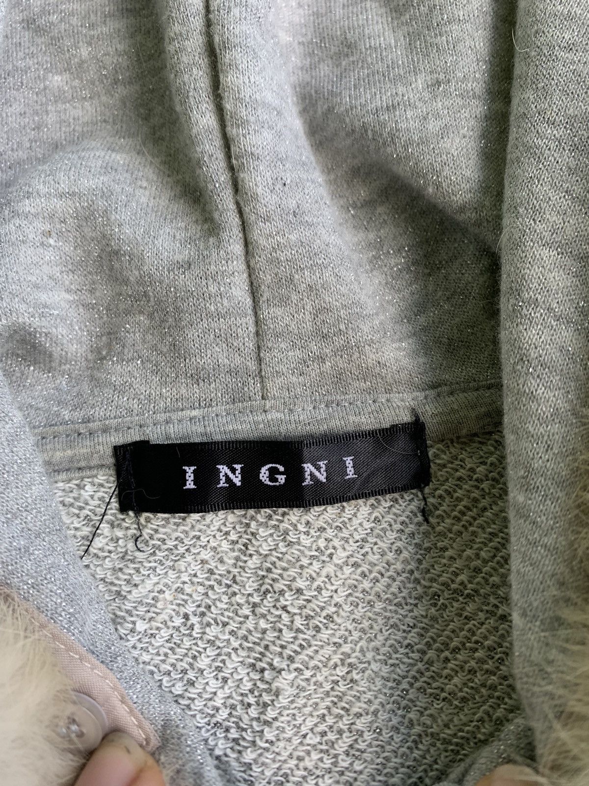 If Six Was Nine × Japanese Brand × Le Grande Bleu (L.G.B.) INGNI Fur Hoodie zip lgb ifsix style Size US S / EU 44-46 / 1 - 6 Thumbnail