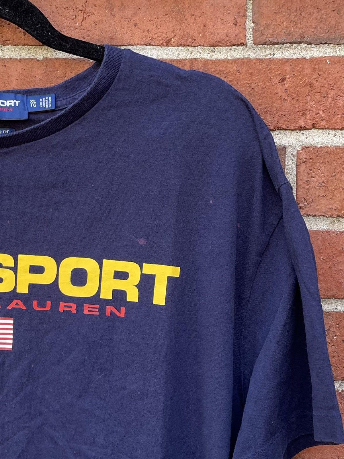 Polo Ralph Lauren Vintage Ralph Lauren Polo Sport T-Shirt size XL S/S Size US XL / EU 56 / 4 - 3 Thumbnail