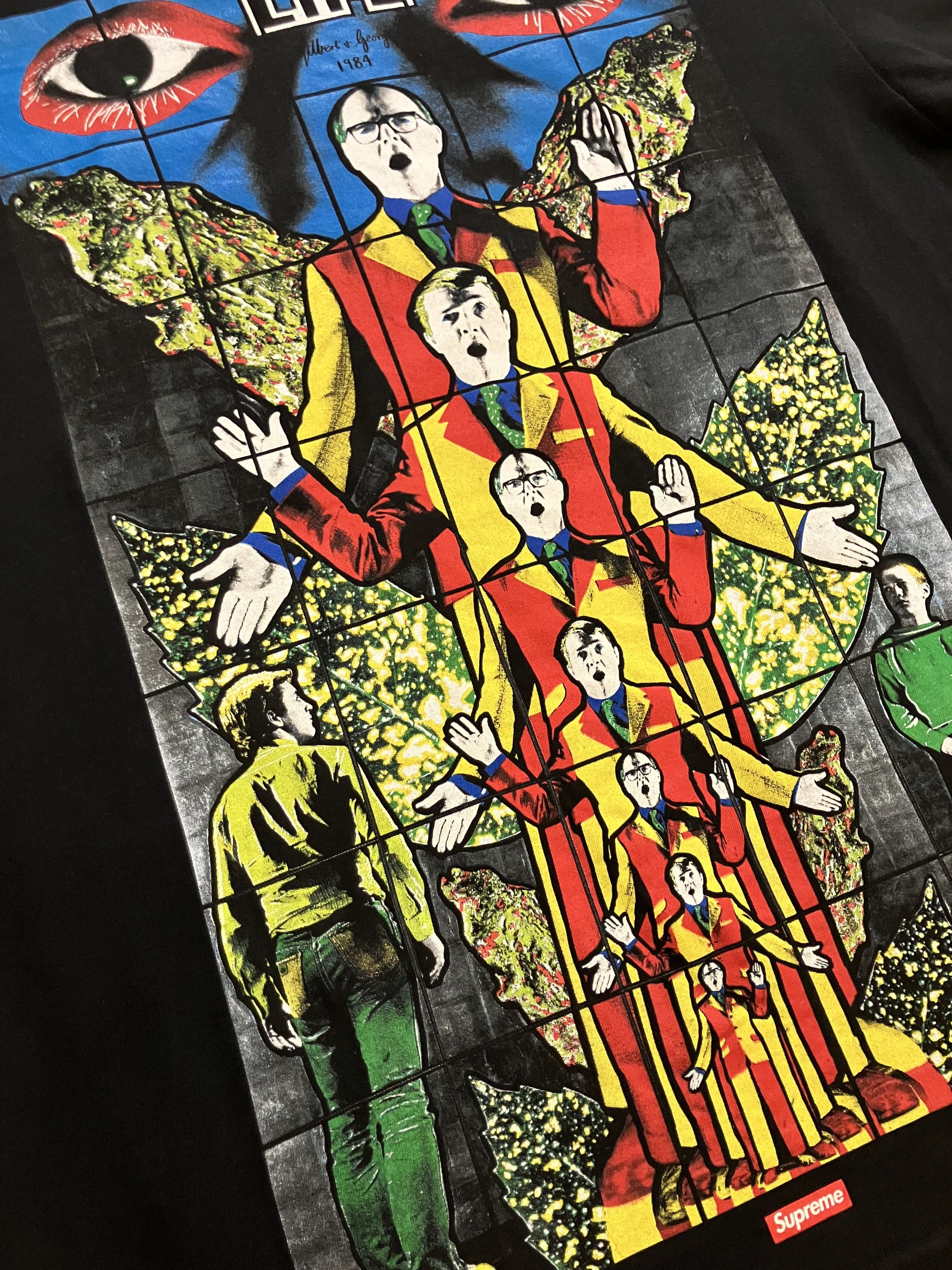 Supreme Supreme Gilbert & George LIFE Tee Size US M / EU 48-50 / 2 - 3 Thumbnail