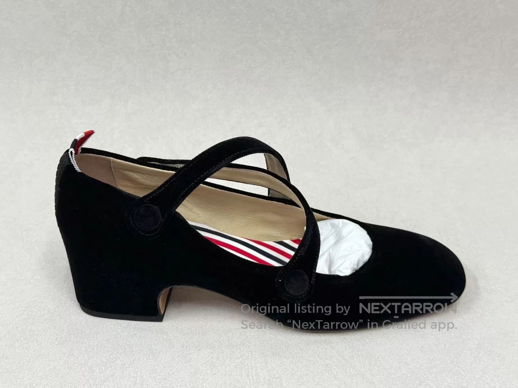 Thom Browne Thom Browne Velvet Mary Jane Shoes. Size US 4.5 / IT 34.5 - 4 Thumbnail