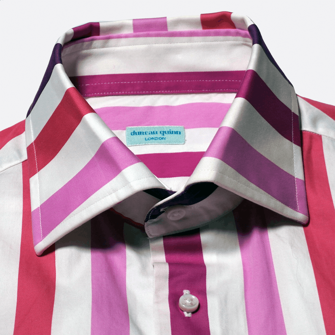 Other Duncan Quinn Thomas Mason French Cuff Shirt 15 Striped Size US L / EU 52-54 / 3 - 5 Thumbnail