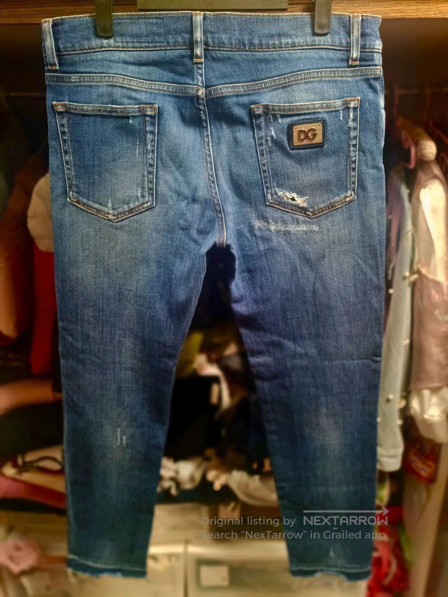 Dolce & Gabbana Dolce&Gabbana Gold Jeans. Size US 34 / EU 50 - 2 Thumbnail