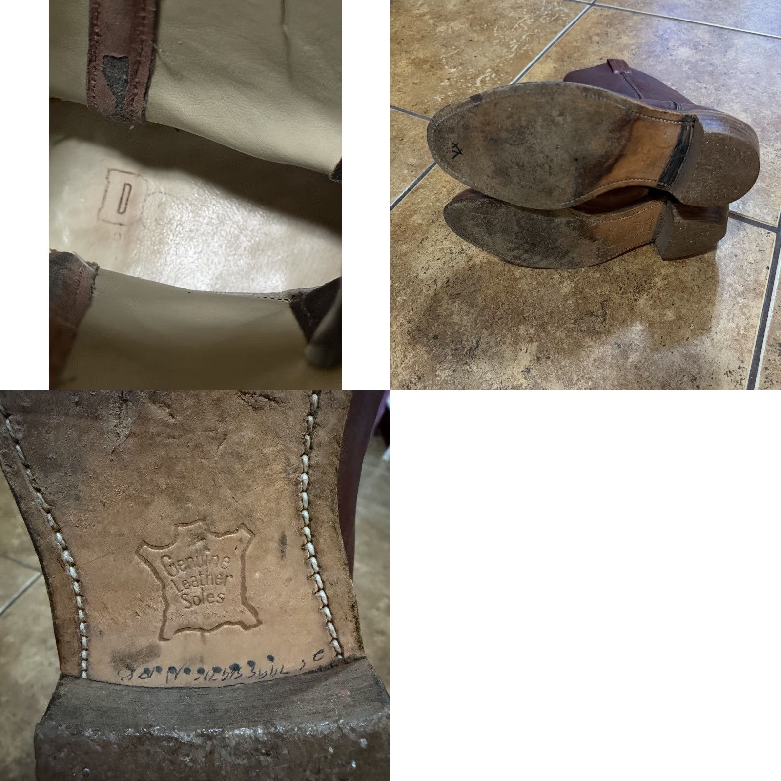 Vintage VINTAGE Dexter Campus Western Boots Mens 12 M USA MADE Brown Leather Cowboy Boots Distressed? No, Excellent Condition Size US 12 / EU 45 - 8 Thumbnail
