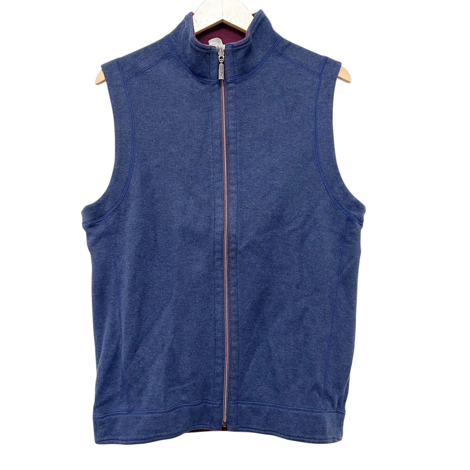 Tommy Bahama Tommy Bahama Blue Maroon Reversible Vest Sz S Size US S / EU 44-46 / 1 - 1 Thumbnail