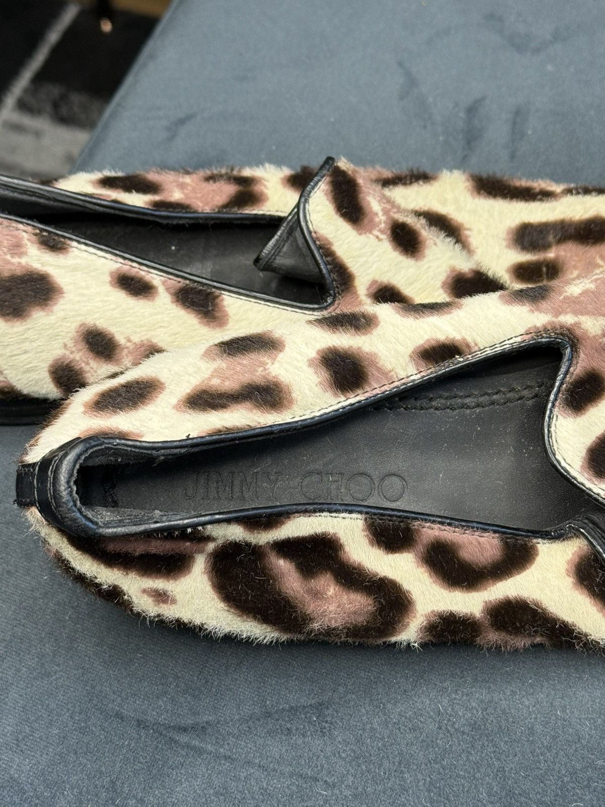 Jimmy Choo Rare Jimmy Choo loafers in pony hair leather UK 9 Size US 9 / EU 42 - 7 Thumbnail