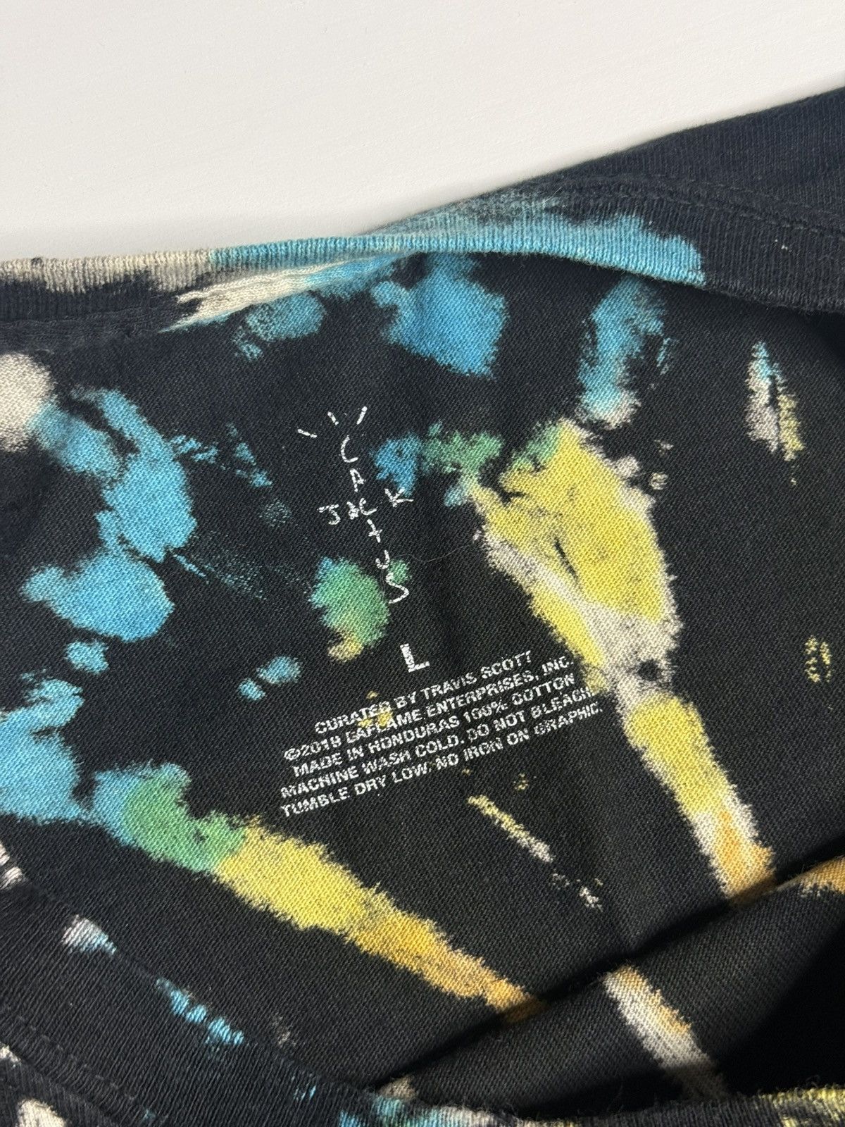 Travis Scott Travis Scott Highest In The Room Tee "Tie-Dye" [L] PREOWNED Size US L / EU 52-54 / 3 - 6 Thumbnail