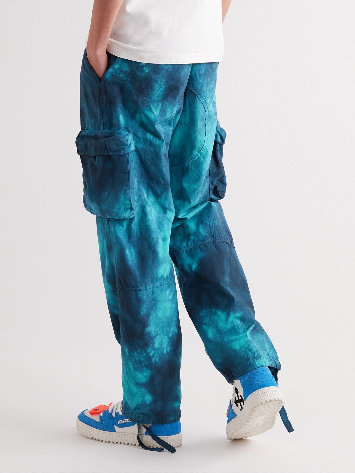 Off-White o1y0225 Cargo Pant in Blue Size US 36 / EU 52 - 4 Thumbnail
