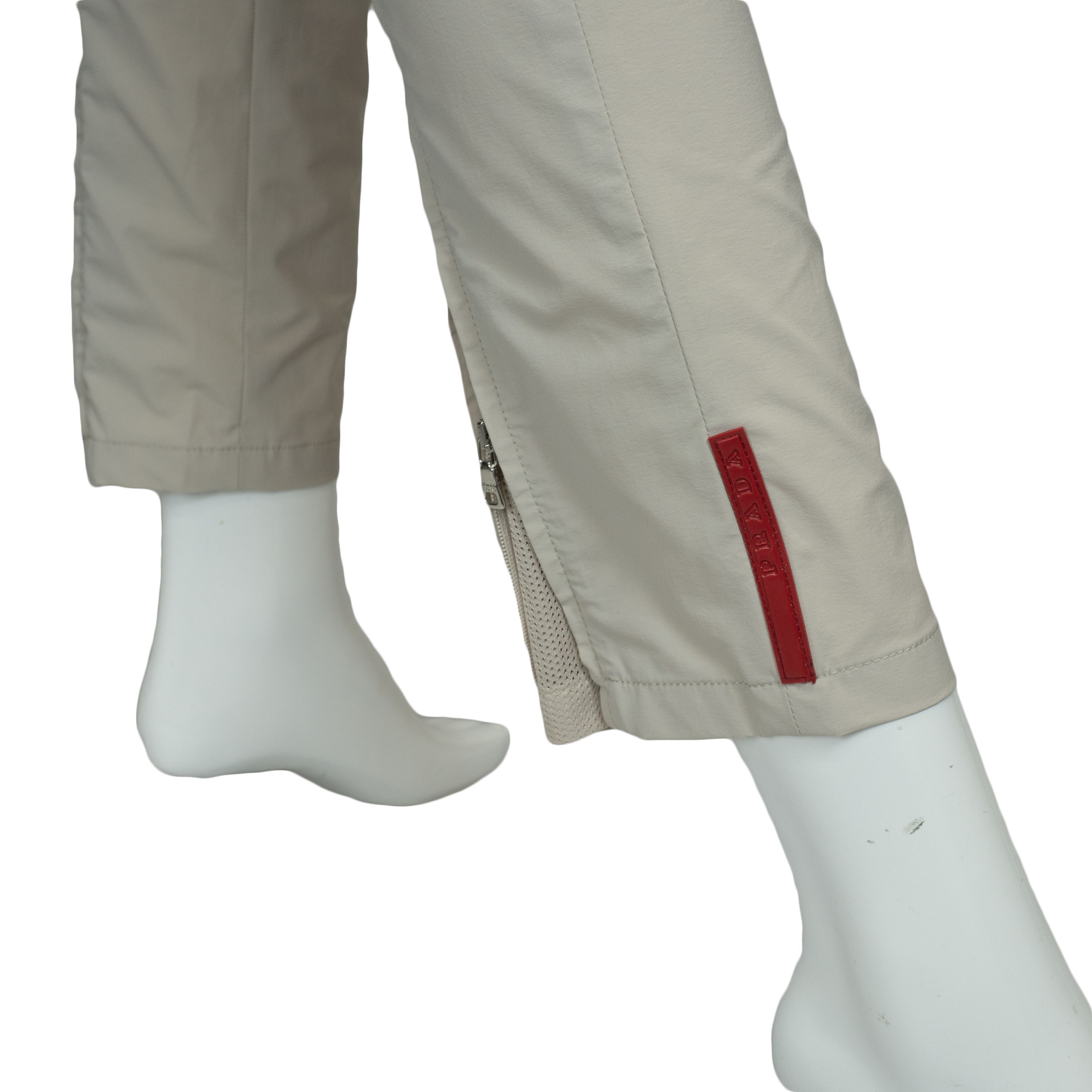 Prada PRADA Beige Elastic Women Pants Size 26" / US 2 / IT 38 - 3 Thumbnail