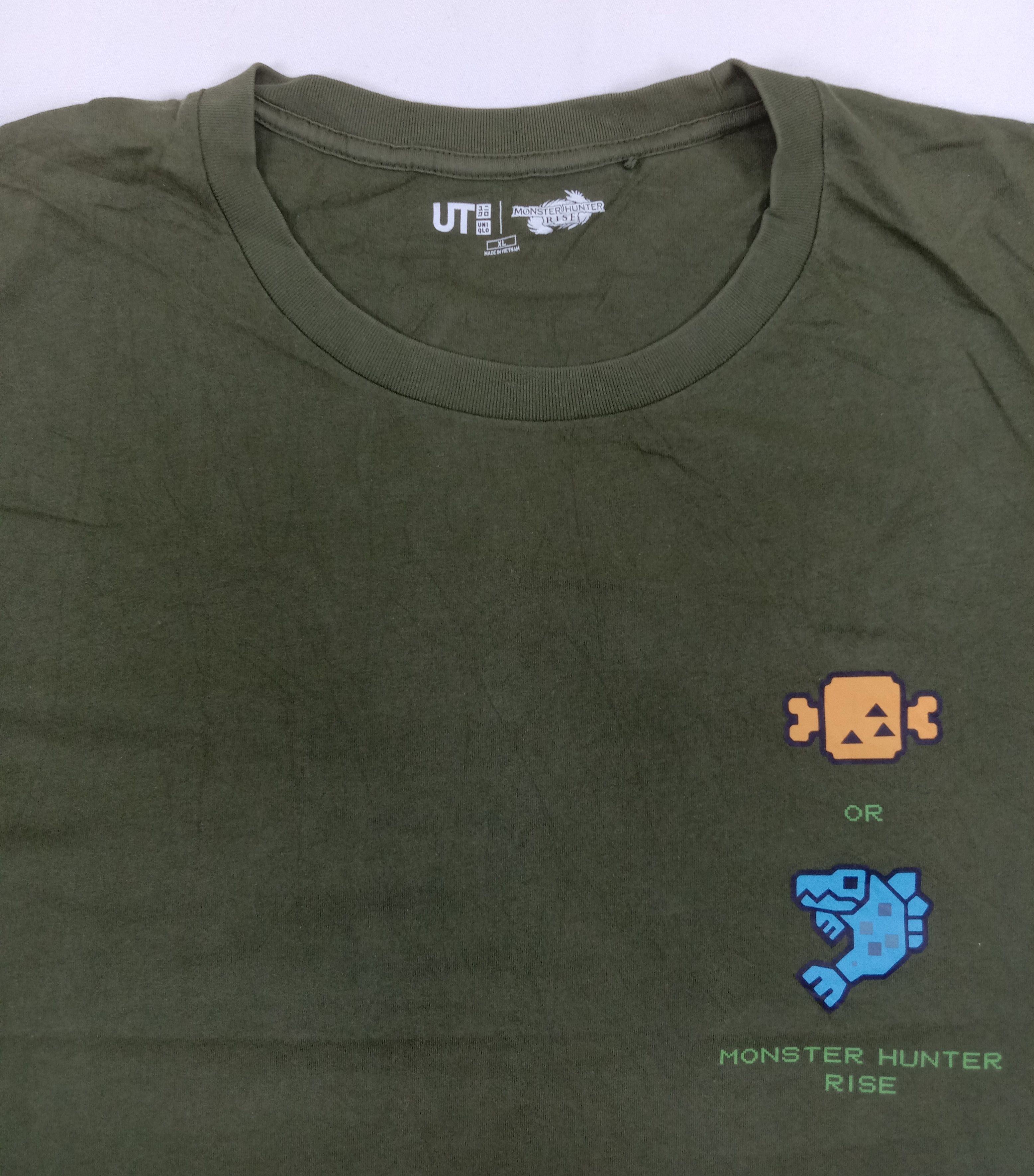 Uniqlo Uniqlo x Monster Hunter Rise T Shirt Size US XL / EU 56 / 4 - 2 Thumbnail