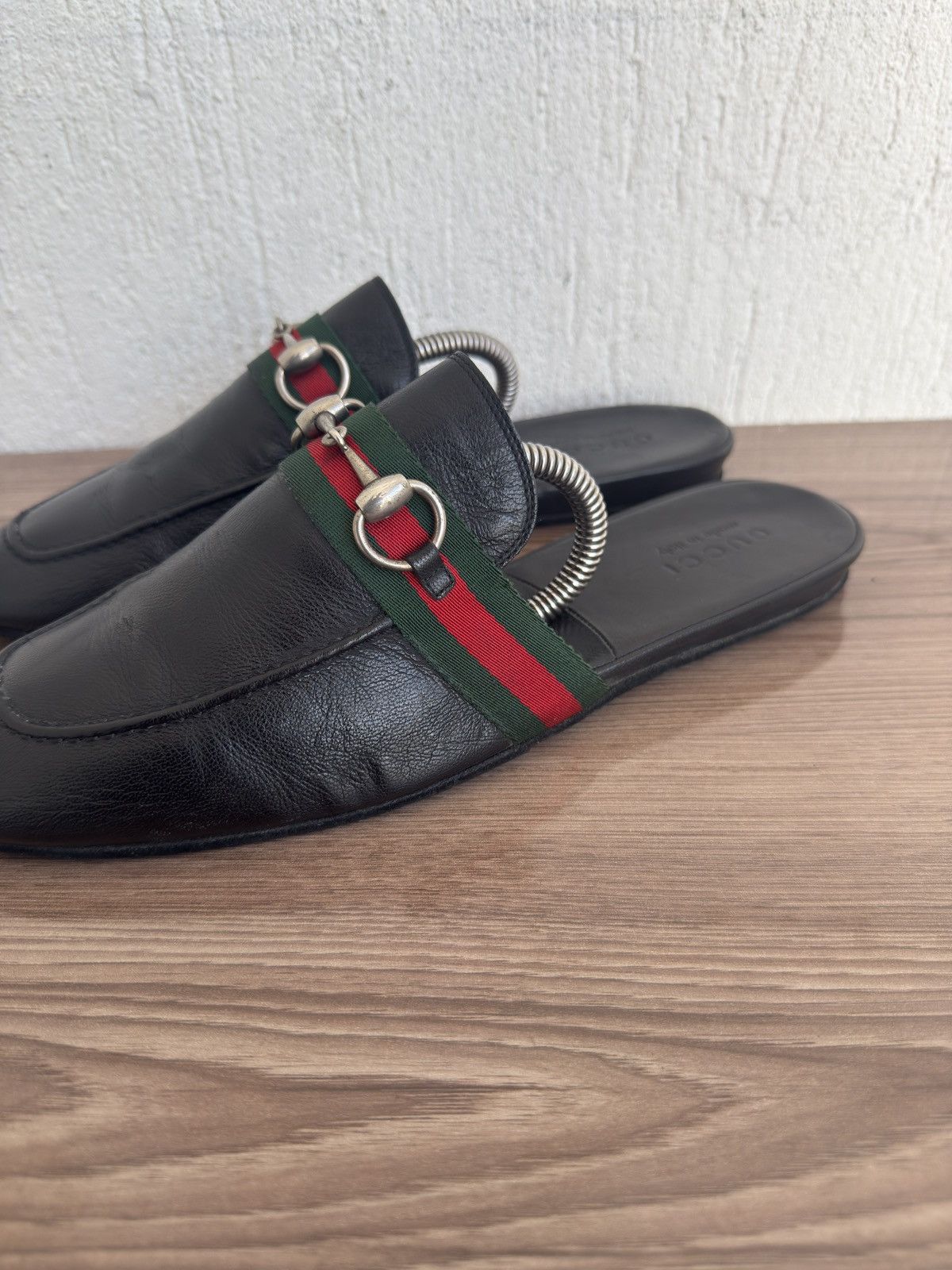 Gucci Princetown horsebit web Sandals Size US 8 / EU 41 - 7 Thumbnail