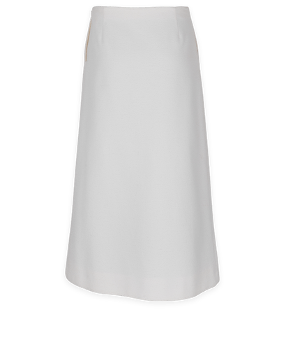 Dior o1y0825 Midi Skirt in White Size 30" / US 8 / IT 44 - 2 Thumbnail