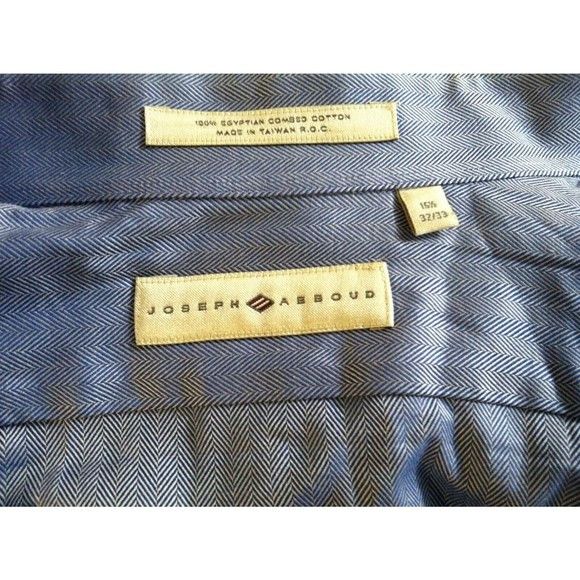 Joseph Abboud JOSEPH ABBOUD MENS 100%COTTON DRESS SHIRT 15.5/32-33 Size US M / EU 48-50 / 2 - 5 Thumbnail