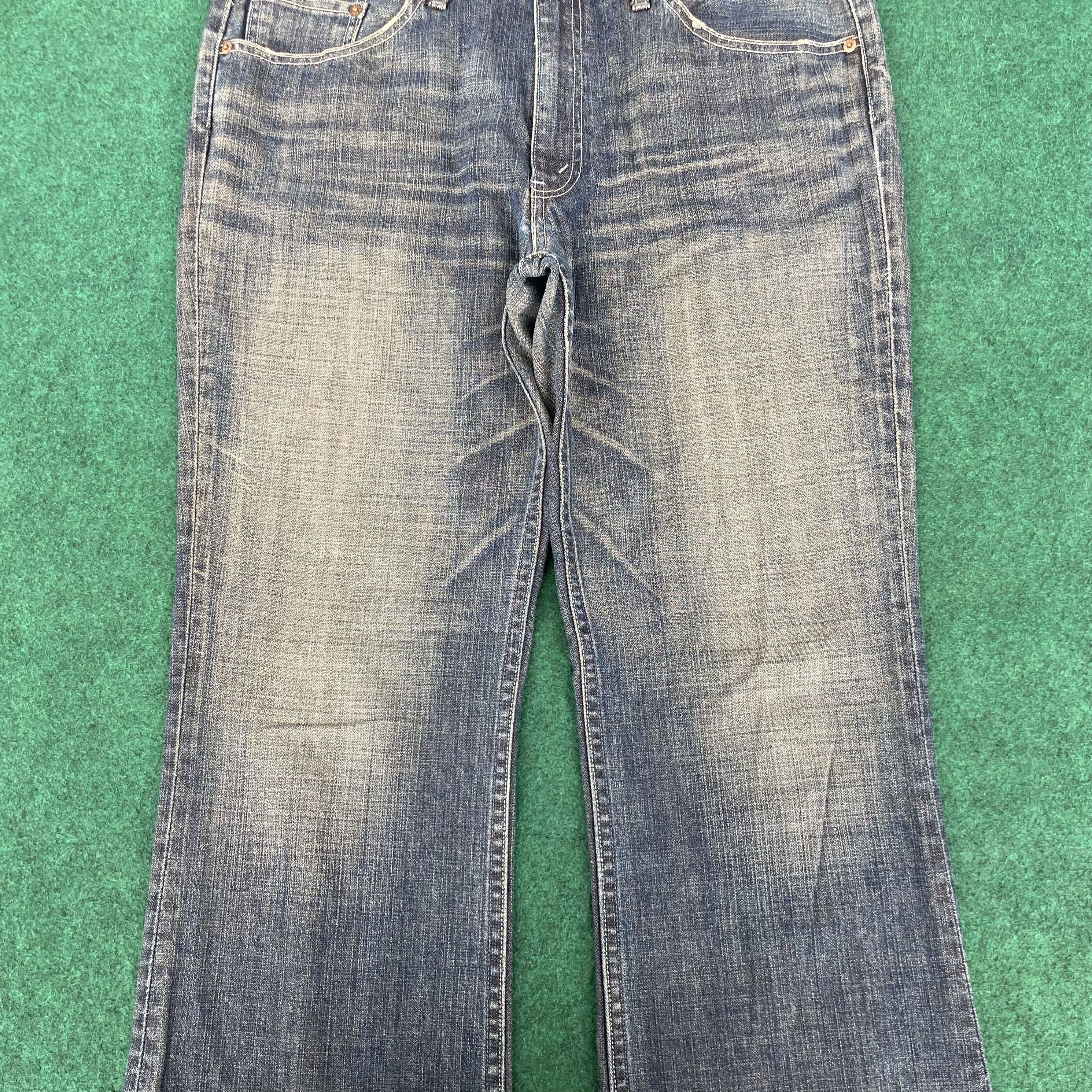 Levi's 34x33.5 Vtg Levis 517 Denim Flare Bootcut Sz 34 Jeans Size US 34 / EU 50 - 7 Thumbnail