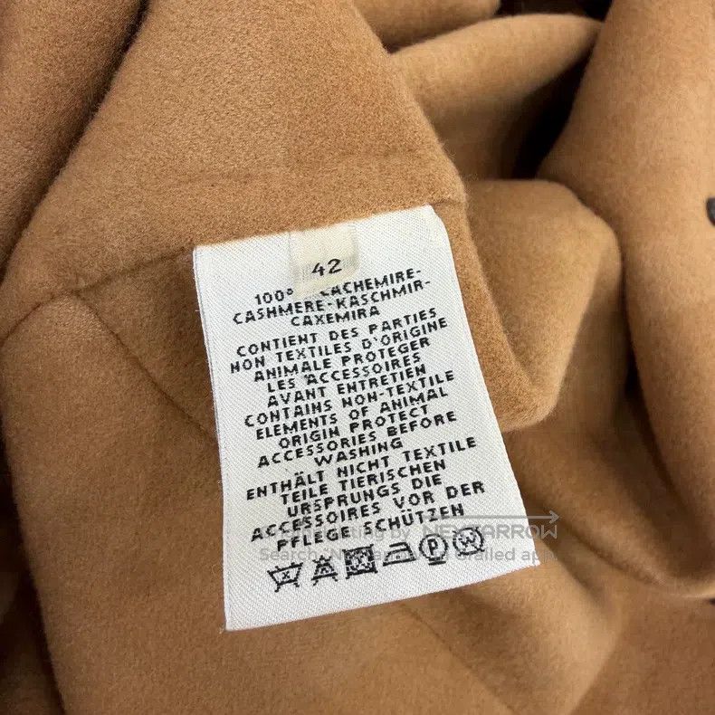Hermes Hermes Gold Brown Single-Breasted Cashmere Long Coat Size M / US 6-8 / IT 42-44 - 3 Thumbnail