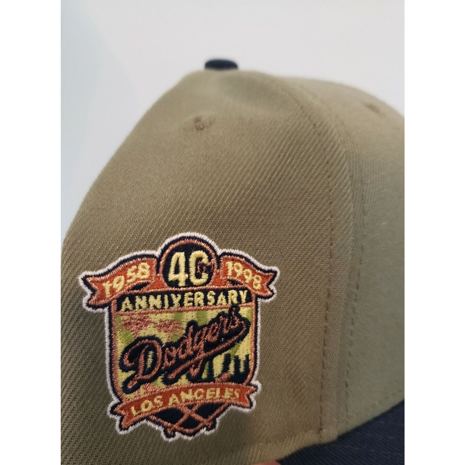 New Era Los Angeles Dodgers Hat Cap 40th Ann 5950 Size 8 New Era Size ONE SIZE - 5 Thumbnail