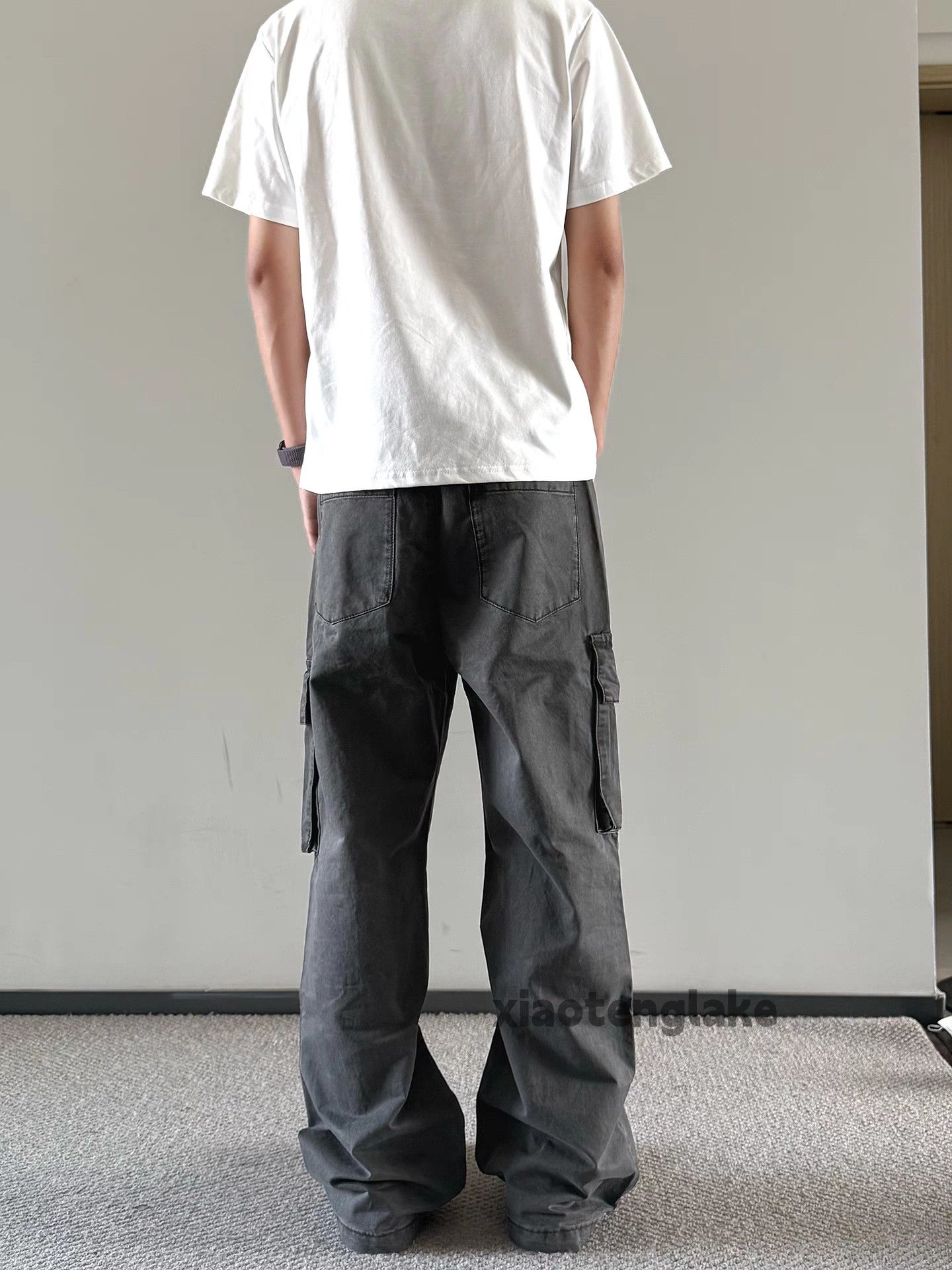 Designer × Japanese Brand × Vintage Unisex washed faded utility punk grunge cargo pants Size US 26 / EU 42 - 3 Thumbnail
