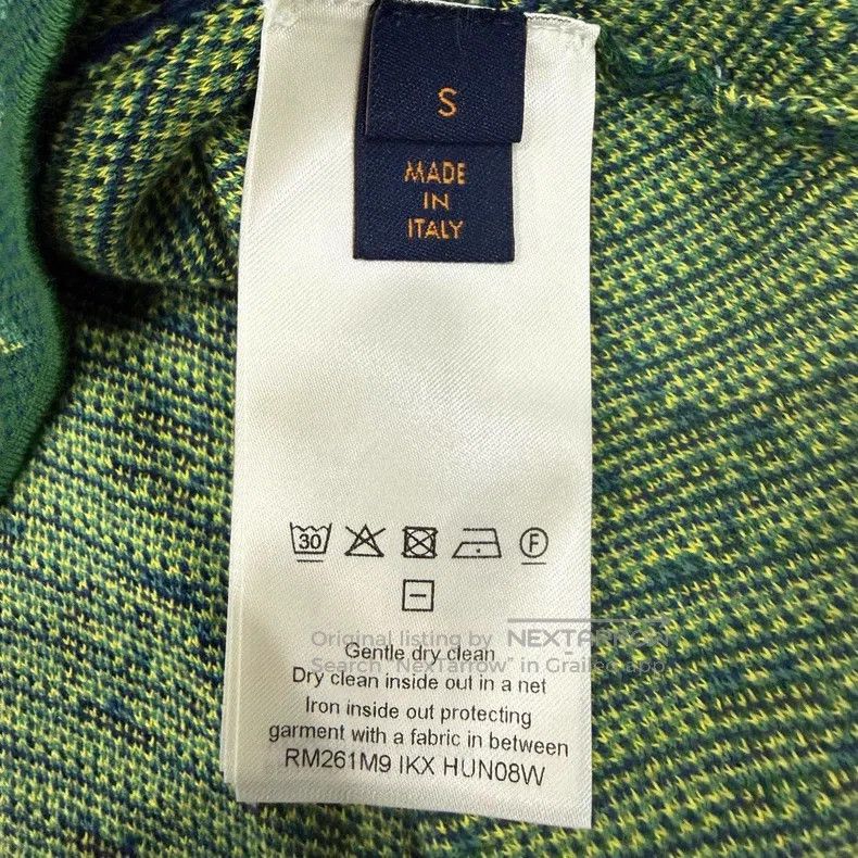 Louis Vuitton Louis Vuitton Color-block stripe full-print knit short sle Size US S / EU 44-46 / 1 - 5 Thumbnail