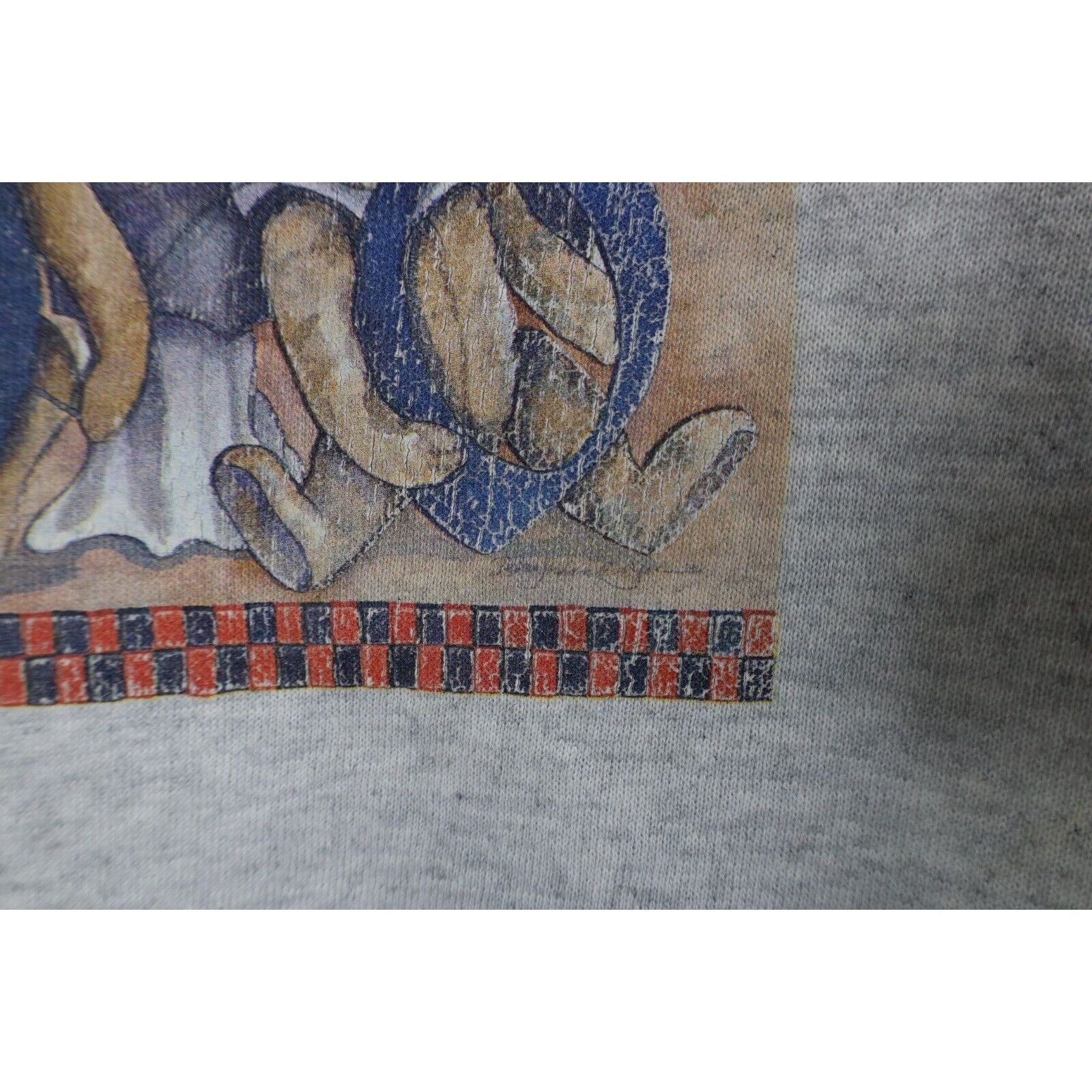 Vintage Vintage 90s Streetwear Distressed Halloween Bear Sweatshirt Size S / US 4 / IT 40 - 6 Thumbnail