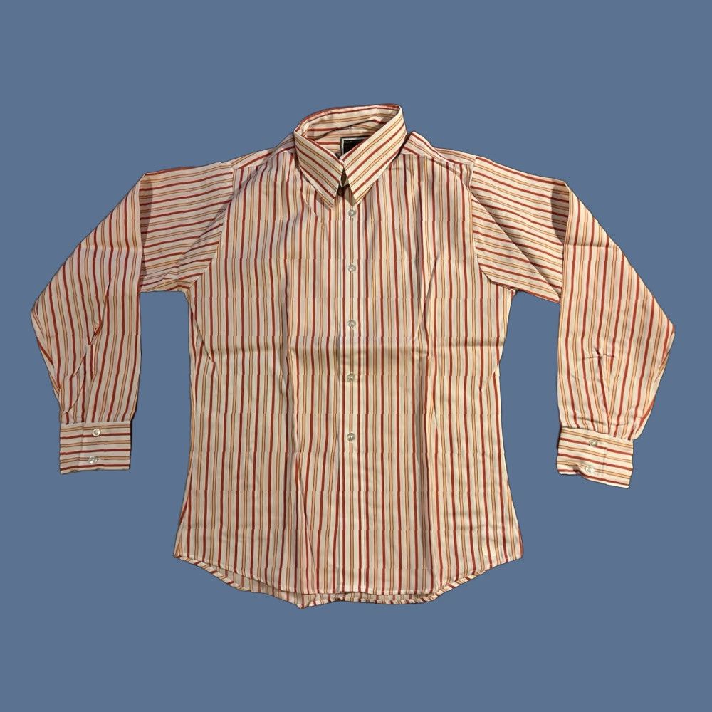 Vintage VINTAGE Peter Adam Disco Shirt Men’s L Striped 70s Size US L / EU 52-54 / 3 - 1 Thumbnail