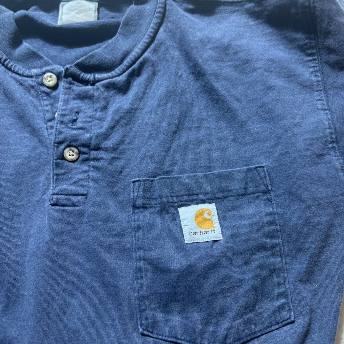 Carhartt × Vintage vintage 90s carhartt longsleeve big logo rare y2k Size US M / EU 48-50 / 2 - 4 Thumbnail