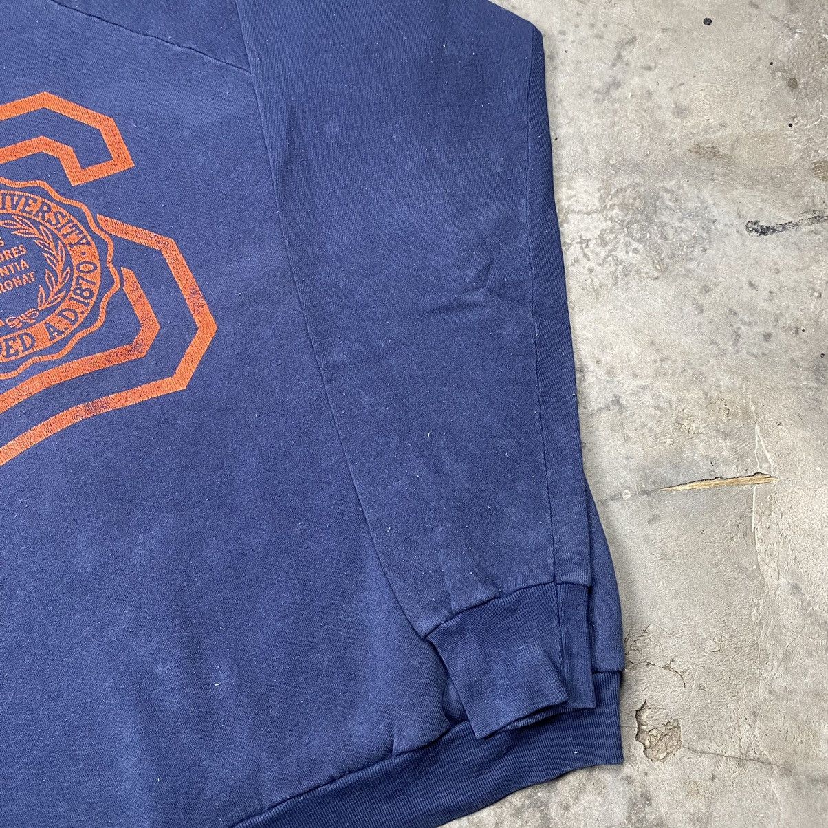 Vintage 90s Syracuse University Crewneck Size US L / EU 52-54 / 3 - 3 Thumbnail