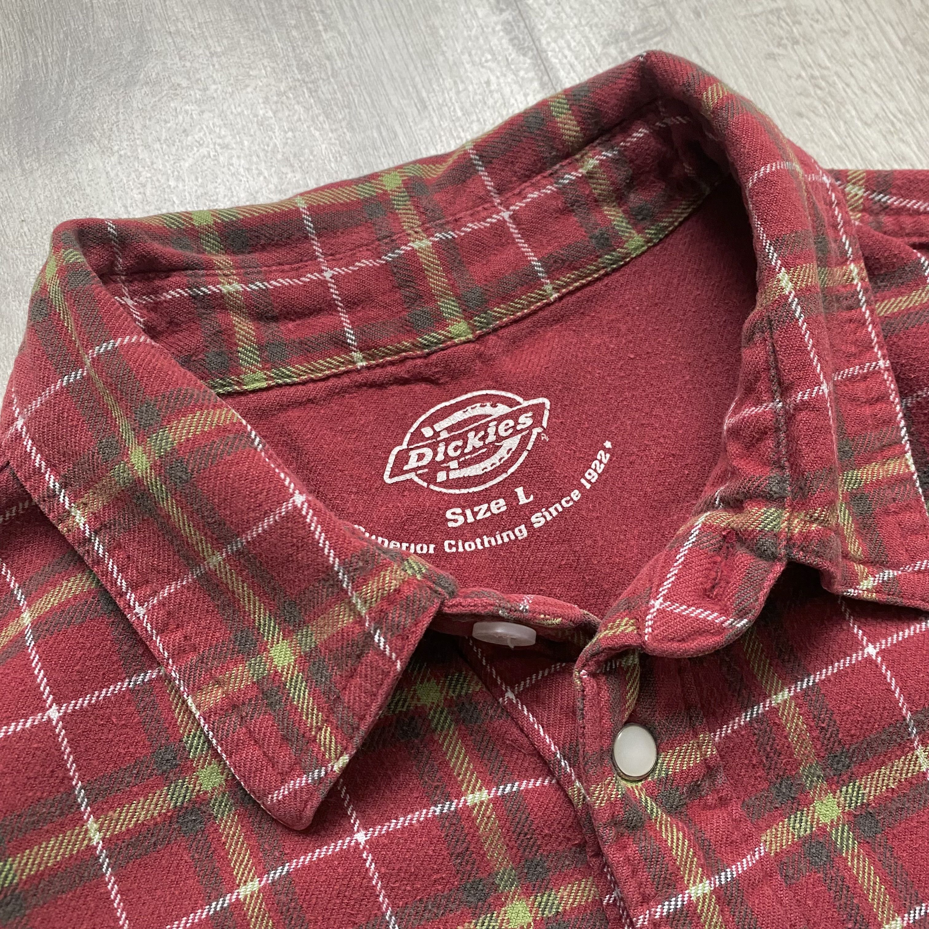 Dickies 🪓 Vintage Dickies flannel shirt Flannel Travis Scott style Size US M / EU 48-50 / 2 - 6 Thumbnail