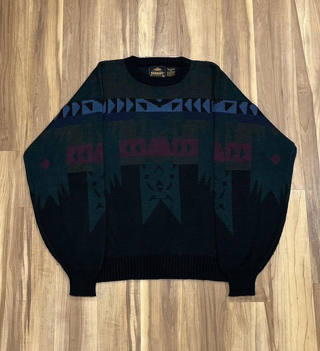 Other Vintage Barnaby Aztec Sweater Size US XXL / EU 58 / 5 - 1 Thumbnail