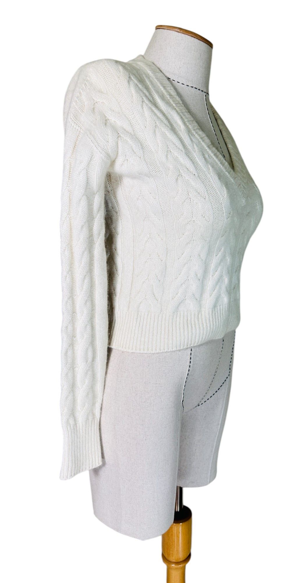 Other Paolo Bergamaschi Cashmere Jumper Ivory Size M / US 6-8 / IT 42-44 - 2 Thumbnail