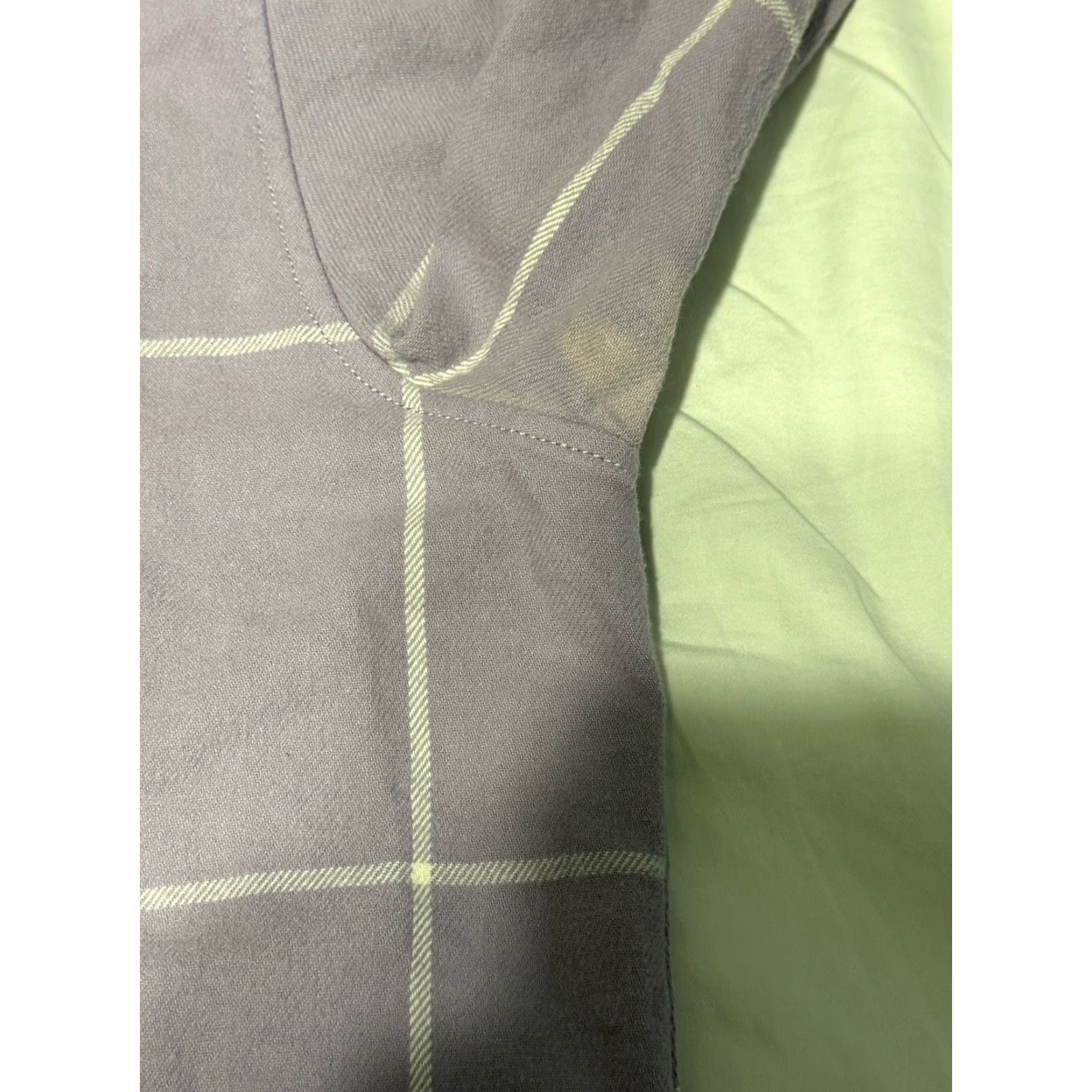 Katin KATIN Monty Flannel Shirt Lavender XL Men’s Button-Down Long Sleeve 100% Cotton Vintage? (if not vintage skip) Size US XL / EU 56 / 4 - 6 Thumbnail