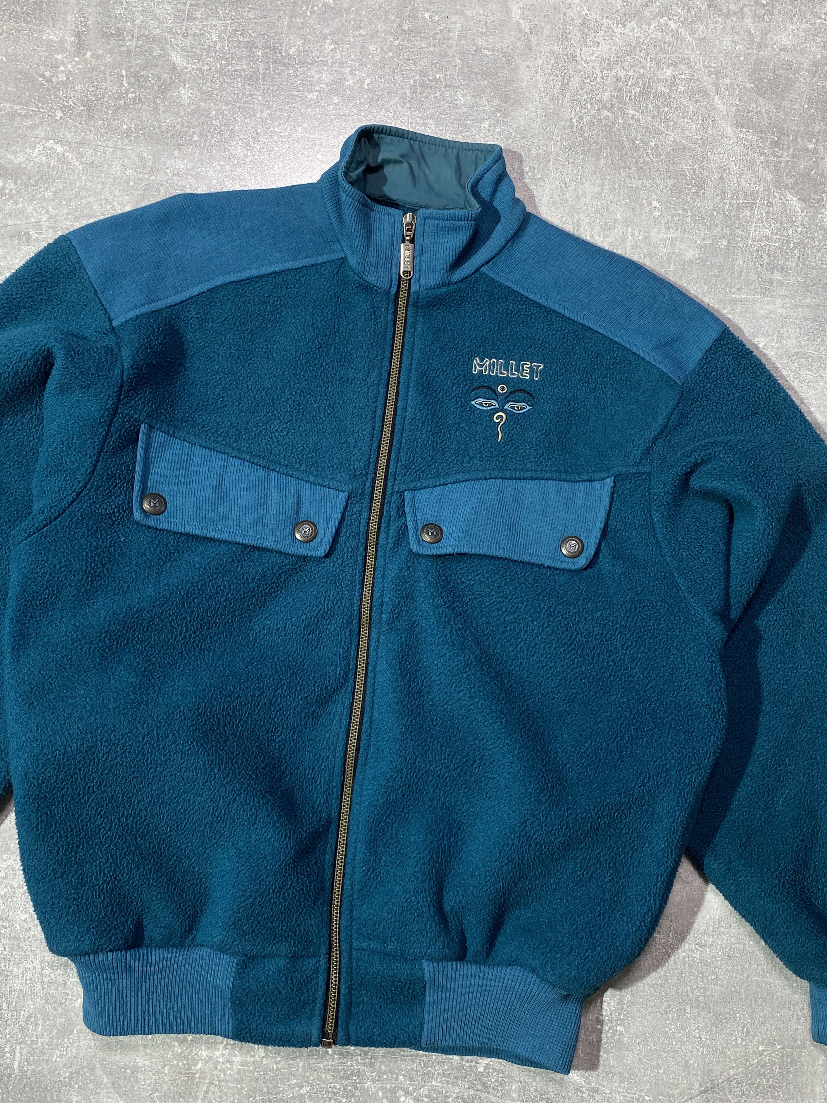 Vintage Vintage 90s MILLET Polartec Fleece Jacket Alpinism Outdoor Size US XS / EU 42 / 0 - 5 Thumbnail