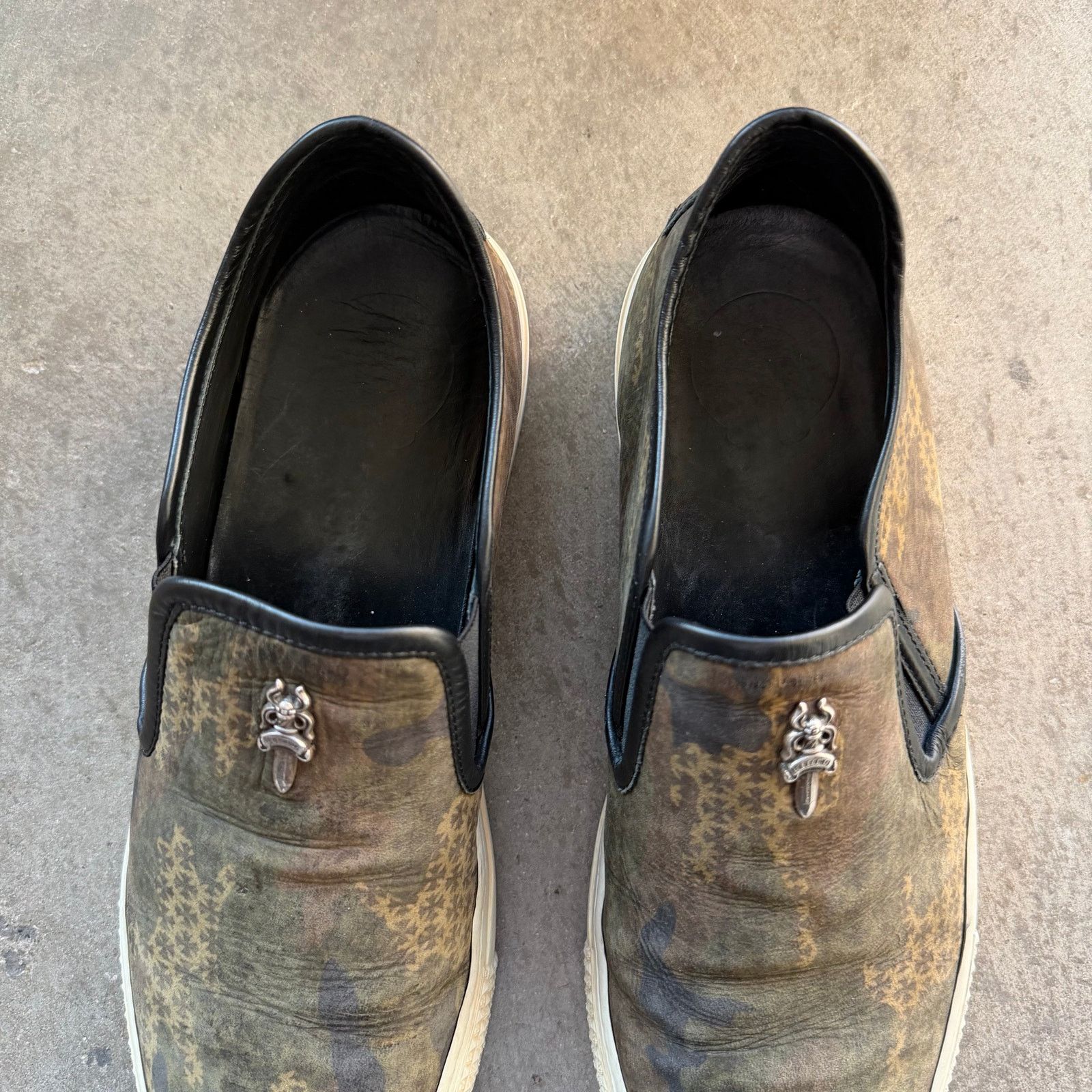Chrome Hearts 41EU Chrome Hearts Dagger Camo Slip Ons Size US 8 / EU 41 - 6 Thumbnail