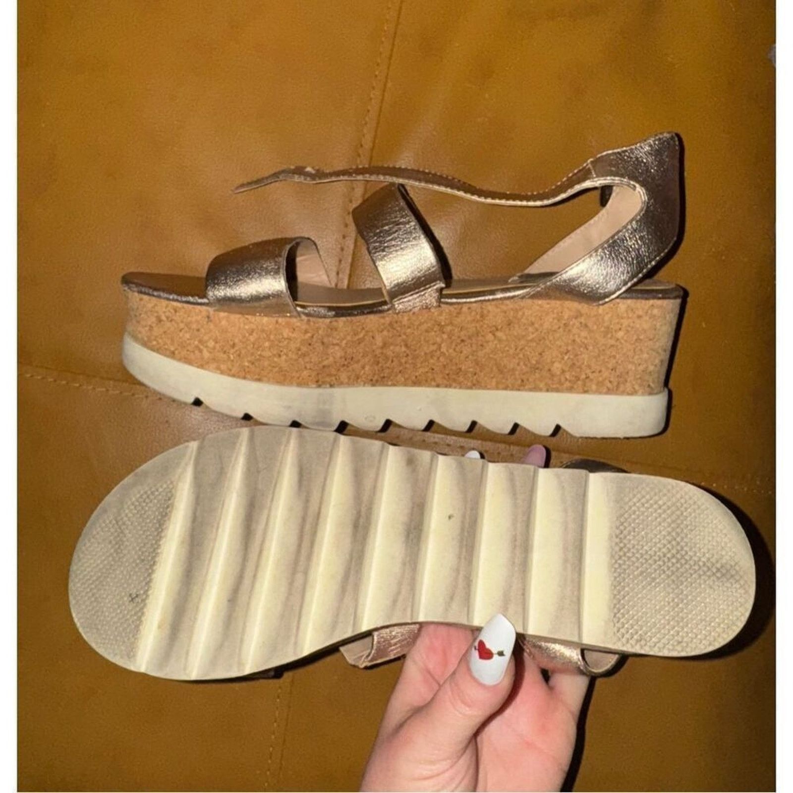 Steve Madden Steve Madden Krista Flatform Sandals - Size 7 Size US 7 / IT 37 - 4 Thumbnail