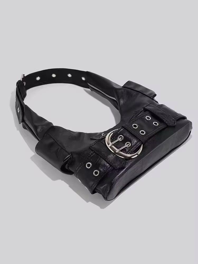 Other Streetwear Punk Black Shoulder Crossbody Bag Y2k Size ONE SIZE - 4 Thumbnail